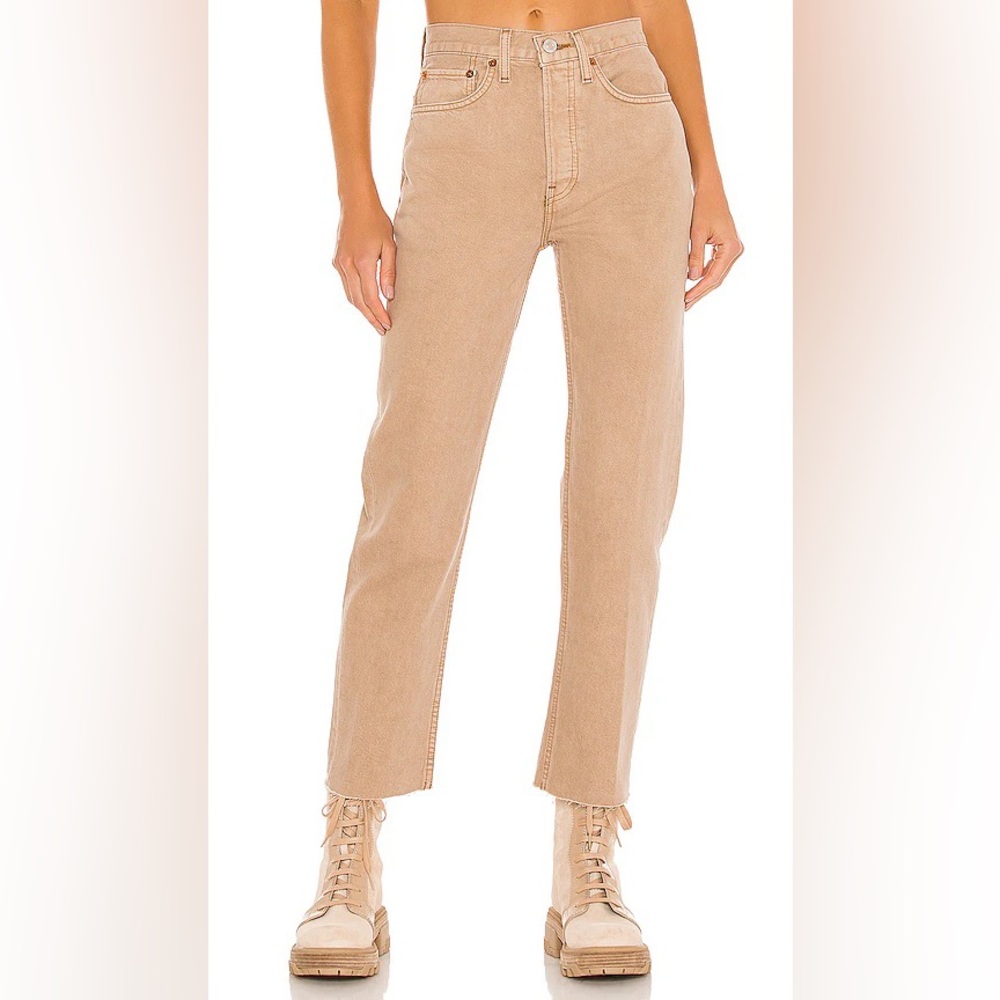 RE/DONE 70s Stove Pipe Jeans